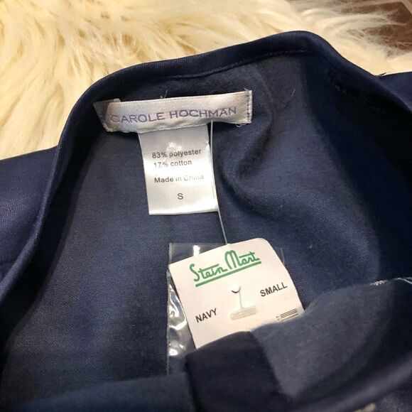 Carole Hochman navy blue night gown sz small - Picture 4 of 7